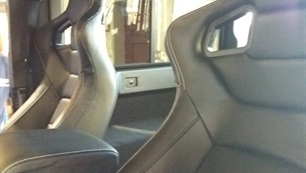 11) Corbeau leather seats fitted in the front